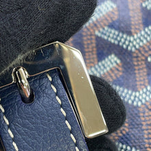 将图像加载到图库查看器中,GOYARD Sisal Bread Backpack Navy BlueCISALPMMLTY12CL12P PVC Leather
