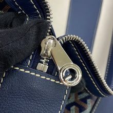 将图像加载到图库查看器中,GOYARD Sisal Bread Backpack Navy BlueCISALPMMLTY12CL12P PVC Leather