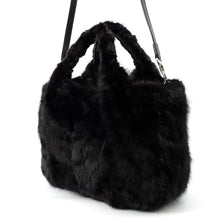 Load image into Gallery viewer, TOD’S Handbag Black Fur Genuine Leather