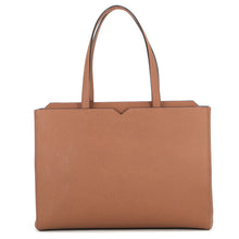 Load image into Gallery viewer, Valextra Valextra V Line Horizontal Shopping Bag ChocolateBrownMBVL0021028LRL99MCC Soft Calf Leather