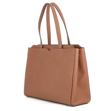 Load image into Gallery viewer, Valextra Valextra V Line Horizontal Shopping Bag ChocolateBrownMBVL0021028LRL99MCC Soft Calf Leather