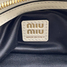 Load image into Gallery viewer, MIUMIU Bowling Handbag White5BB182 Leather