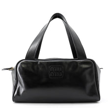 Load image into Gallery viewer, MIUMIU Bowling Handbag Black5BB182 Leather