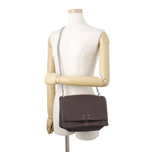 Load image into Gallery viewer, JIL SANDER ChainShoulder Bag Brown Leather