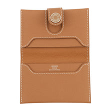 Load image into Gallery viewer, HERMES RMS Card Case Gold Evercolor