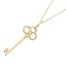 Load image into Gallery viewer, TIFFANY&Co. Crown Key Necklace 18K Yellow Gold