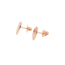 Load image into Gallery viewer, TIFFANY&Co. Return to Heart Tag Stud Diamond Earrings 18K Pink Gold