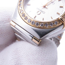 Load image into Gallery viewer, OMEGA Constellation Diamond Bezel W22.5mm Stainless Steel K18YG White Dial1267.3