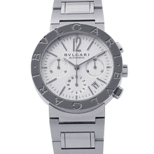 Load image into Gallery viewer, BVLGARI BVLGARIBVLGARIChronograph W38mm Stainless Steel Silver DialBB38SSCH