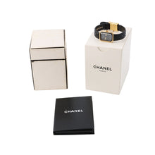 Load image into Gallery viewer, CHANEL Premiere H26mm×W20mm K18YG Leather Black DialH0090