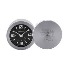 Load image into Gallery viewer, TIFFANY&Co. Alarm Clock - Philip Morris 15th Anniversary Model W60mm Stainless Steel Black Dial