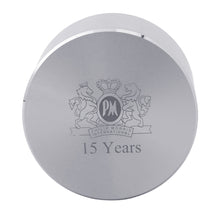 Load image into Gallery viewer, TIFFANY&Co. Alarm Clock - Philip Morris 15th Anniversary Model W60mm Stainless Steel Black Dial