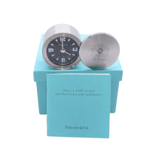 Load image into Gallery viewer, TIFFANY&Co. Alarm Clock - Philip Morris 15th Anniversary Model W60mm Stainless Steel Black Dial