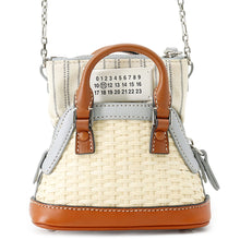Load image into Gallery viewer, Maison Margiela Maison Margiela 5AC Classic Chain Shoulder Beige/Brown/Light BlueSB1WG0032P5352T6172 Raffia Leather Canvas Size baby