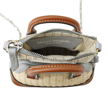 Load image into Gallery viewer, Maison Margiela Maison Margiela 5AC Classic Chain Shoulder Beige/Brown/Light BlueSB1WG0032P5352T6172 Raffia Leather Canvas Size baby