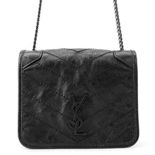 将图像加载到图库查看器中,SAINT LAURENT PARIS Niki ChainShoulder Black5831030EN041000 Leather