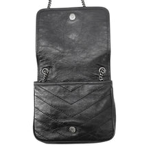将图像加载到图库查看器中,SAINT LAURENT PARIS Niki ChainShoulder Black5831030EN041000 Leather