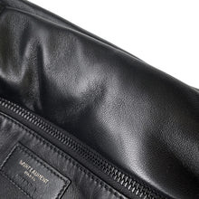 Load image into Gallery viewer, SAINT LAURENT PARIS Wide Logo Tote Black756269 Leather