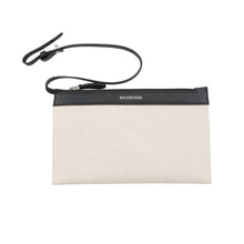 将图像加载到图库查看器中,BALENCIAGA Navy Kabas White/Black339933AQ38N1081 Canvas Leather Size S