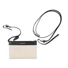 Load image into Gallery viewer, BALENCIAGA NavyCabas White/Black3903462HH3N9260 Canvas Leather Size XS