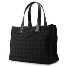将图像加载到图库查看器中,CHANEL New Travel Line Tote MM BlackA15991 Nylon Canvas