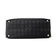 将图像加载到图库查看器中,CHANEL New Travel Line Tote MM BlackA15991 Nylon Canvas