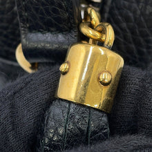 将图像加载到图库查看器中,GUCCI Soho Shoulder Bag Black347994 Leather Size Small