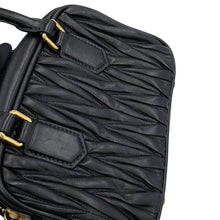 将图像加载到图库查看器中,MIUMIU Arcadi Matelasse 2-Way Bag Black5BB123_AN88_F0002_V_YON Nappa Leather Size Small