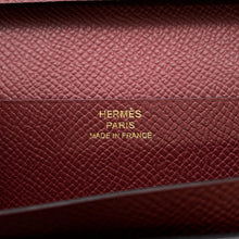 Load image into Gallery viewer, HERMES Bearnsfre Verso Black/Rouge H Epsom