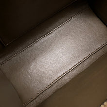 Load image into Gallery viewer, CELINE Luggage shopper Green/Ivory/Navy168243 Drummed Calf Smooth Calf Size Nano
