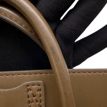 Load image into Gallery viewer, CELINE Luggage shopper Green/Ivory/Navy168243 Drummed Calf Smooth Calf Size Nano