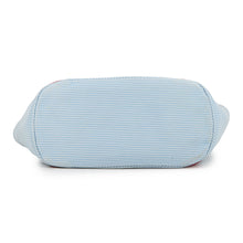 Load image into Gallery viewer, HERMES Panda Passpass Mother's Bag Blue/Red Cotton
