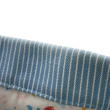 Load image into Gallery viewer, HERMES Panda Passpass Mother's Bag Blue/Red Cotton