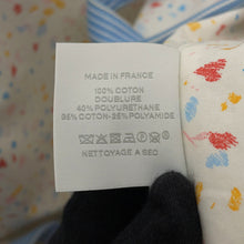 Load image into Gallery viewer, HERMES Panda Passpass Mother's Bag Blue/Red Cotton