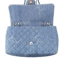 Load image into Gallery viewer, CHANEL CC Logo Matelasse WChainShoulder Blue Denim