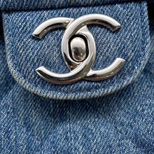 Load image into Gallery viewer, CHANEL CC Logo Matelasse WChainShoulder Blue Denim