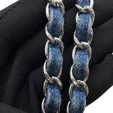 Load image into Gallery viewer, CHANEL CC Logo Matelasse WChainShoulder Blue Denim
