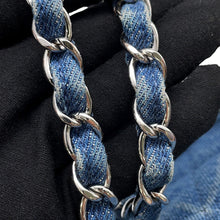 Load image into Gallery viewer, CHANEL CC Logo Matelasse WChainShoulder Blue Denim