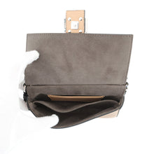 Load image into Gallery viewer, FENDI Double Micro Flower Baguette Black/Beige/White8M0371_7R8_F02L6 Leather