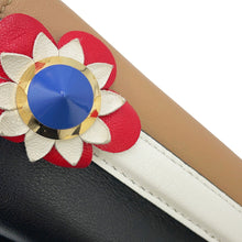 Load image into Gallery viewer, FENDI Double Micro Flower Baguette Black/Beige/White8M0371_7R8_F02L6 Leather
