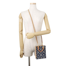 Load image into Gallery viewer, LOUIS VUITTON Petit Sac Plat BlueM80288 Monogram / Jacquard SINCE1854