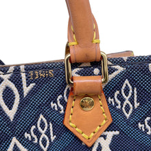 Load image into Gallery viewer, LOUIS VUITTON Petit Sac Plat BlueM80288 Monogram / Jacquard SINCE1854