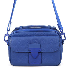 将图像加载到图库查看器中,LOUIS VUITTON SPadlock messenger BlueM58488 Taurillon・Monogram