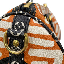 Load image into Gallery viewer, LOUIS VUITTON Speedy Bandouliere Orange/Crème Caramel/BlackM56588 Monogram Giant LV Crafty Size 25