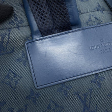 将图像加载到图库查看器中,LOUIS VUITTON Chalk Backpack BlueM44617 Monogram Denim