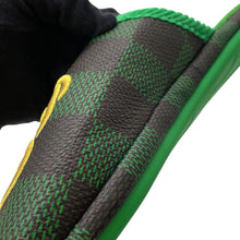 Load image into Gallery viewer, LOUIS VUITTON LV Palace Line Mules Pop Green1ACN7F Damier pattern Leather Rubber Size 10