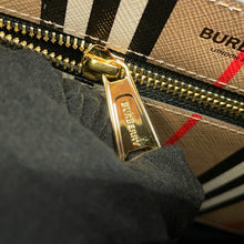 Load image into Gallery viewer, BURBERRY Striped Book Tote Archive Beige80730571 PVC Leather