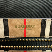 Load image into Gallery viewer, BURBERRY Striped Book Tote Archive Beige80730571 PVC Leather