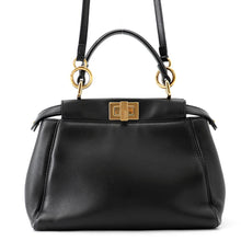 Load image into Gallery viewer, FENDI Peekaboo Black8BN244 Leather Size Mini