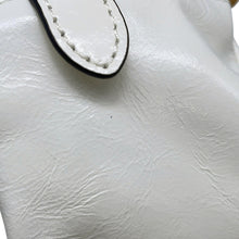 将图像加载到图库查看器中,PRADA Dunkle Top Handle Mini Bag White1BB137 Dangle Leather Size Mini